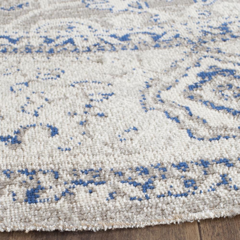 Safavieh Patina Mimue 7 x 7 Taupe/Ivory Round Indoor Abstract Vintage Area Rug - Image 3