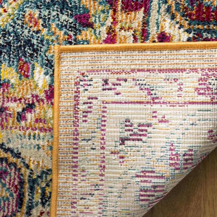 Safavieh Savannah 3 x 5 Orange/Orange Indoor Floral/Botanical Oriental Throw Rug - Image 4