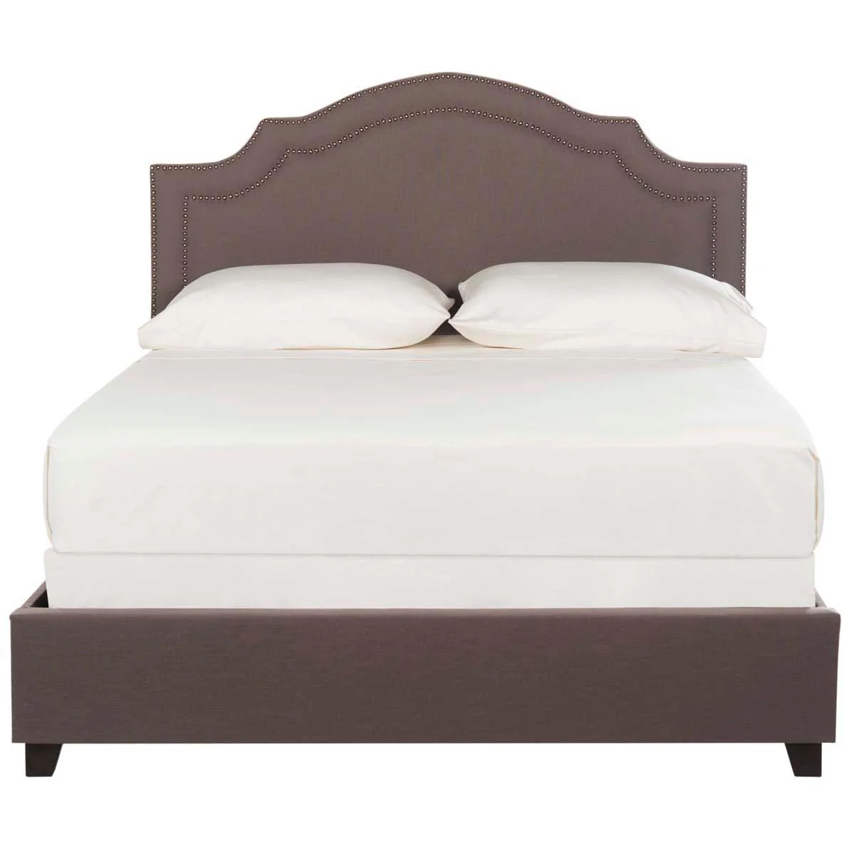 Safavieh Theron Dark Taupe Full Upholstered Bed