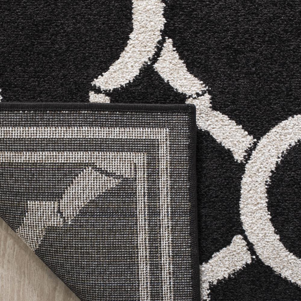 Safavieh Tilles 7 x 7 Anthracite/Ivory Square Indoor/Outdoor Trellis Area Rug - Image 4