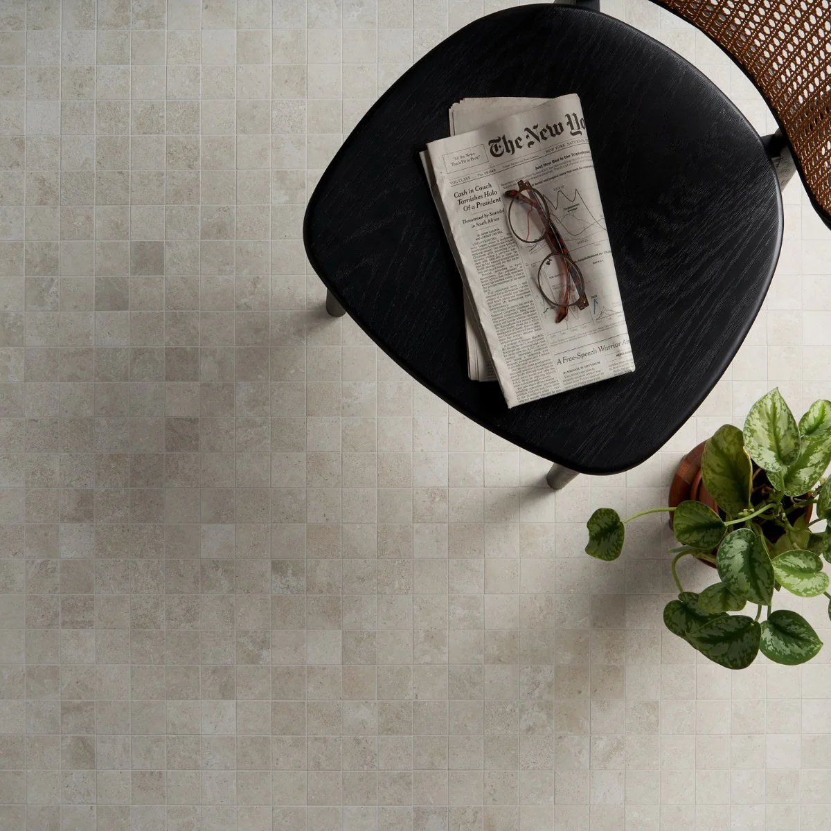 Saint Remy Avorio White 2x2 Matte Mosaic Tile - Lux Tile - Image 5