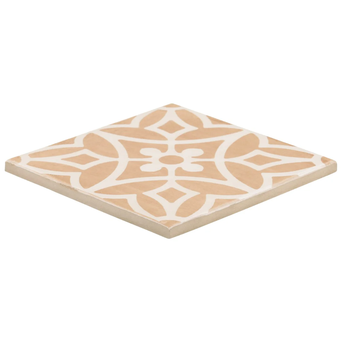 Saltillo Flora Terracotta 9x9 Matte Porcelain Tile - Lux Tile - Image 7