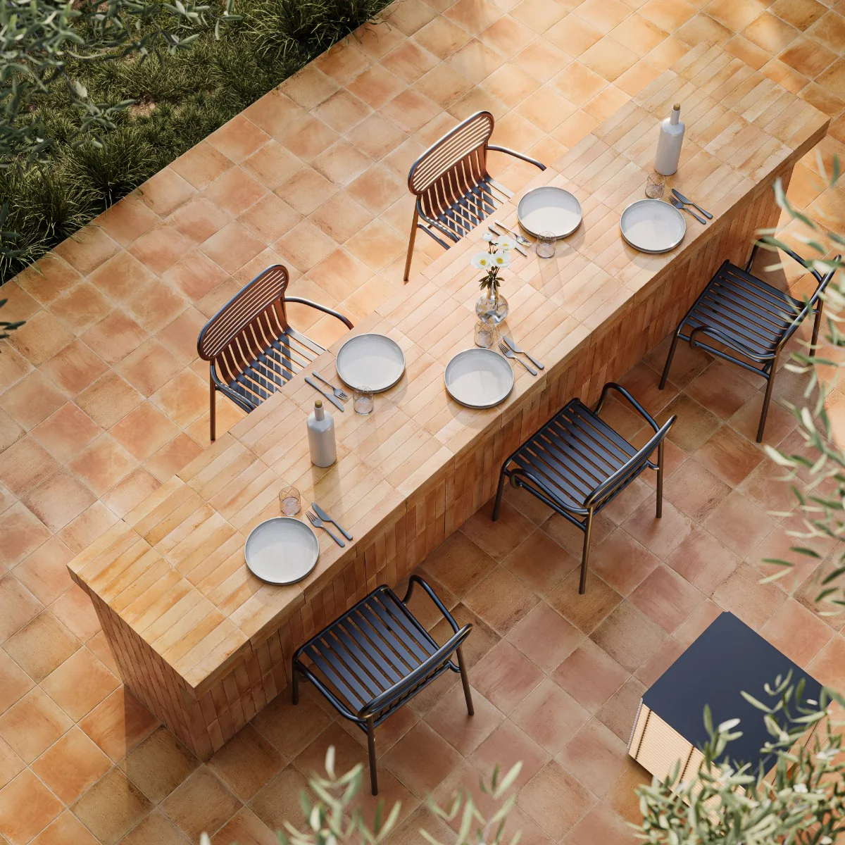 Saltillo Peach Terracotta 9x9 Matte Porcelain Tile - Lux Tile - Image 2
