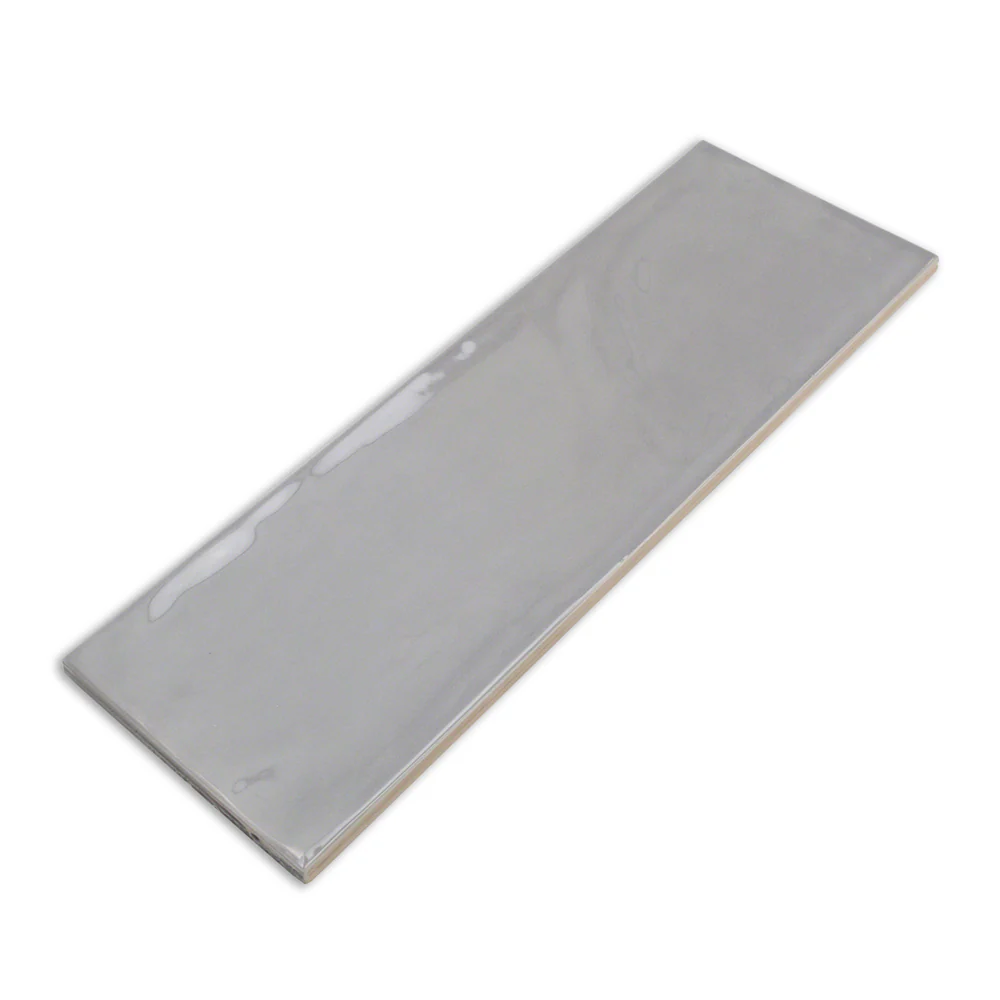 Santa Monica Gray 4x12 Polished Ceramic Subway Tile - Image 4