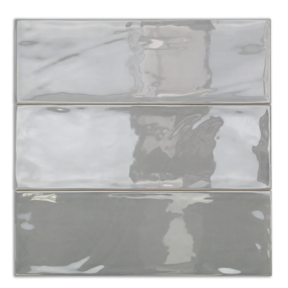 Santa Monica Gray 4x12 Polished Ceramic Subway Tile - Image 7