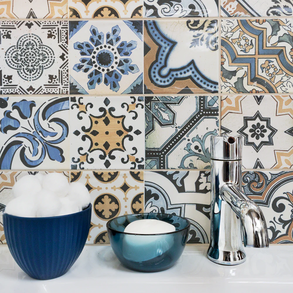 Santa Monica Warm Deco 4x12 Ceramic Wall Tile - Tilebar - Image 3