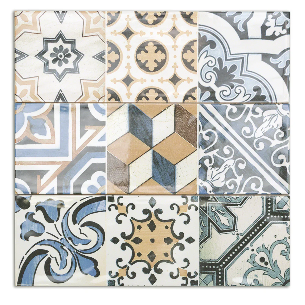 Santa Monica Warm Deco 4x12 Ceramic Wall Tile - Tilebar - Image 6