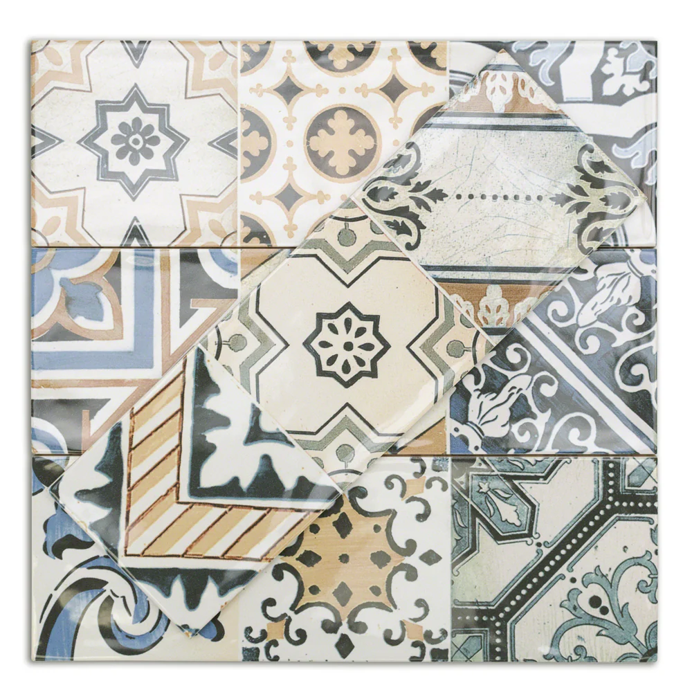 Santa Monica Warm Deco 4x12 Ceramic Wall Tile - Tilebar - Image 7