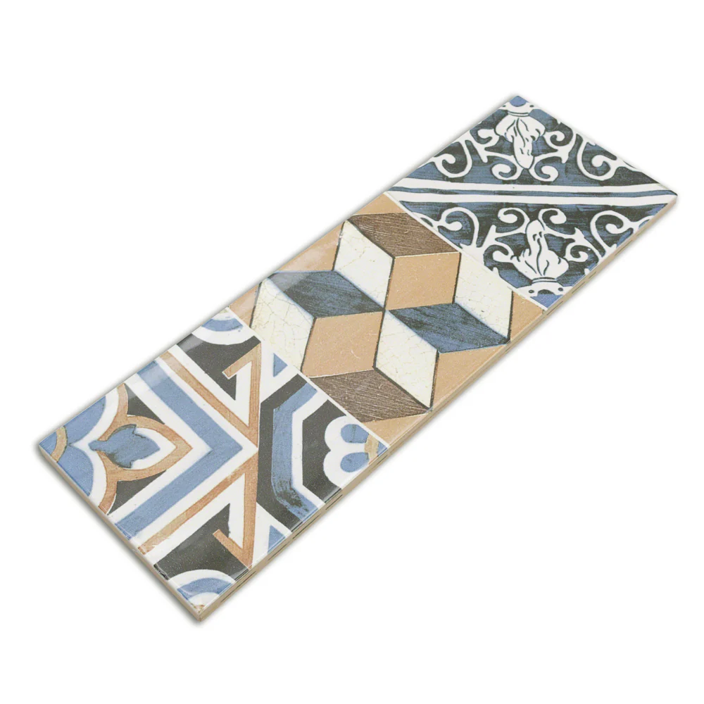 Santa Monica Warm Deco 4x12 Ceramic Wall Tile - Tilebar - Image 8