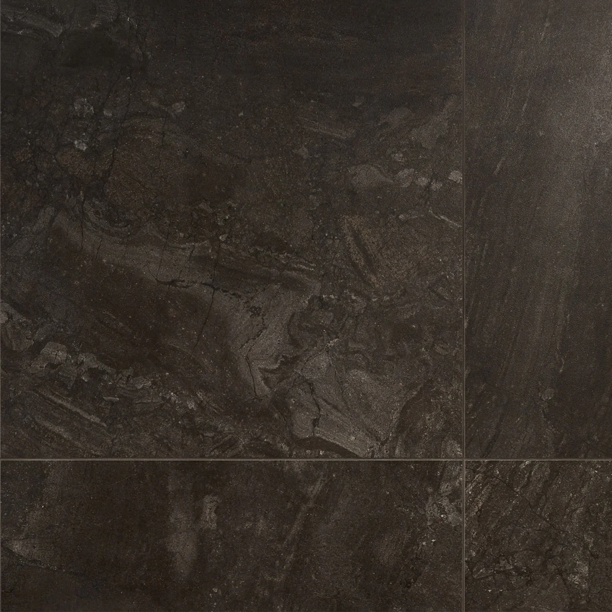 Santo Charcoal Black Matte Porcelain Tile 36x36 - Lux Tile - Image 3