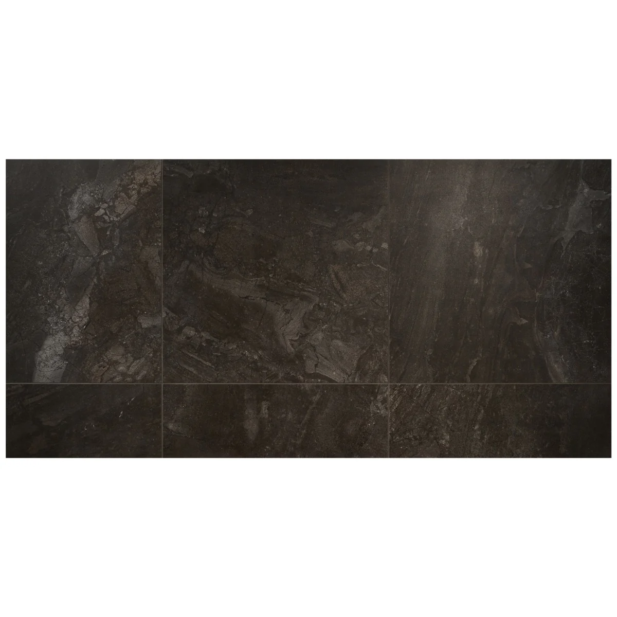 Santo Charcoal Black Matte Porcelain Tile 36x36 - Lux Tile - Image 4