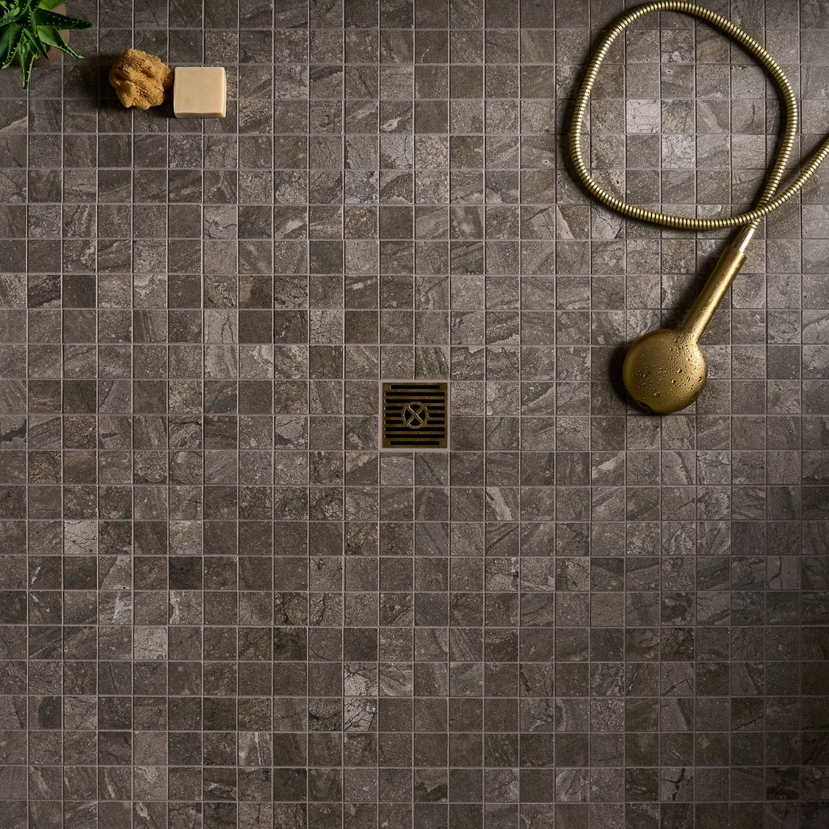 Santo Earth Brown 2x2 Matte Porcelain Mosaic Tile - Lux Tile - Image 2