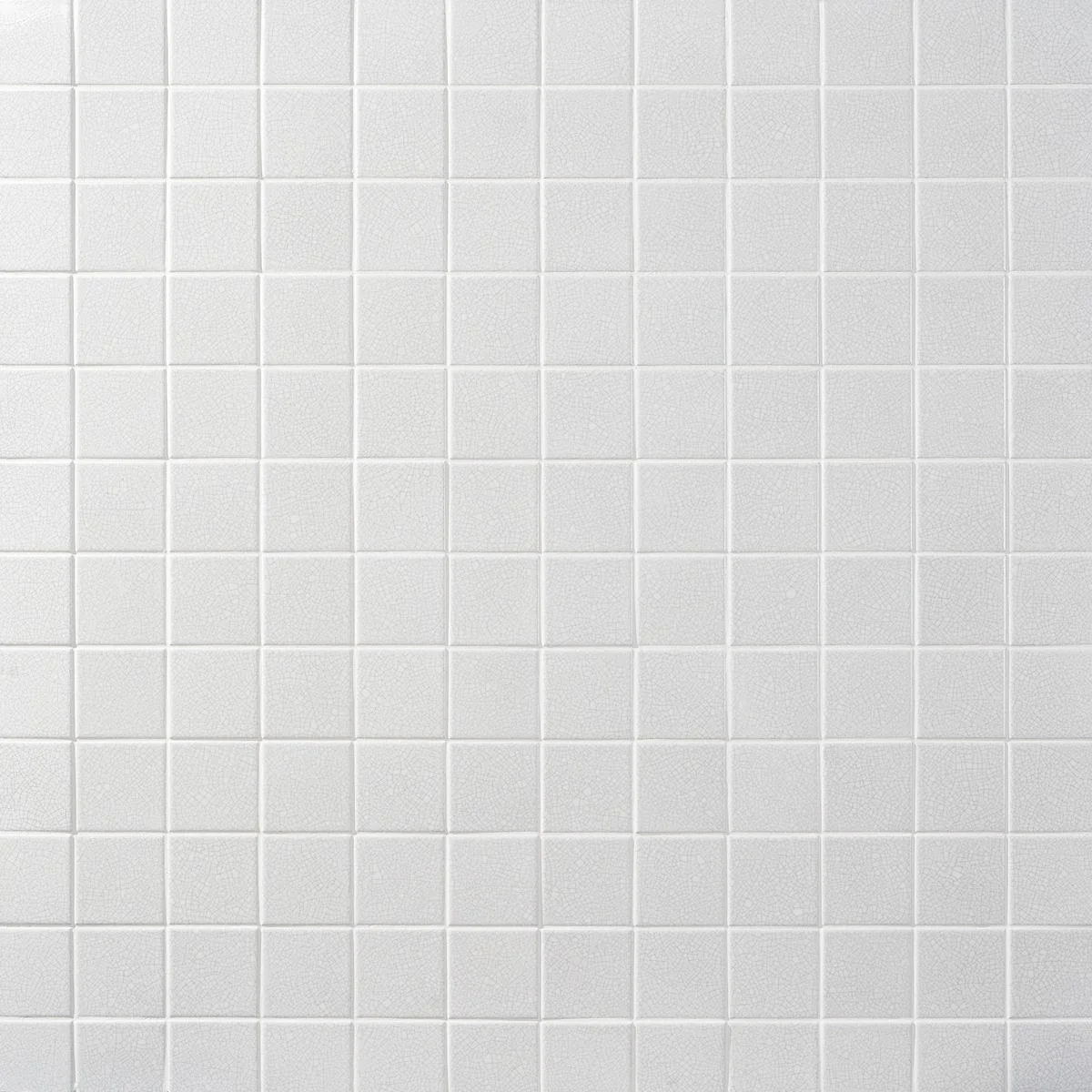 Sarina Vintage White 4x4 Glossy Crackled Ceramic Wall Tile by Lux Tile - Image 2