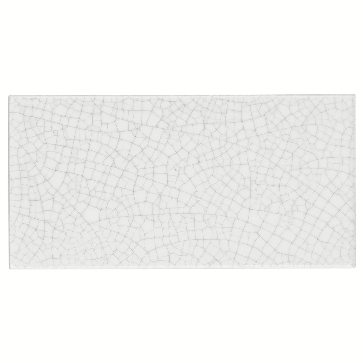 Sarina Vintage White Crackled Ceramic Subway Tile - 3x6 Glossy Finish - Image 6