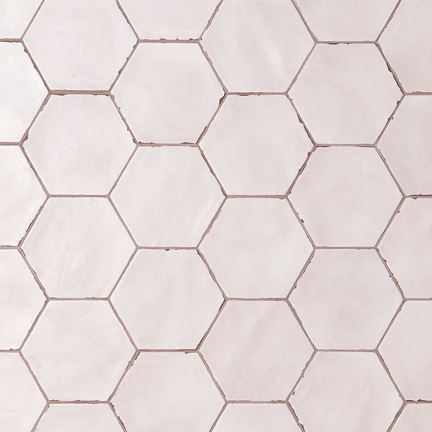 Sasha Hex Rose Pink Matte Porcelain Tile - 6" Hexagon - Image 3