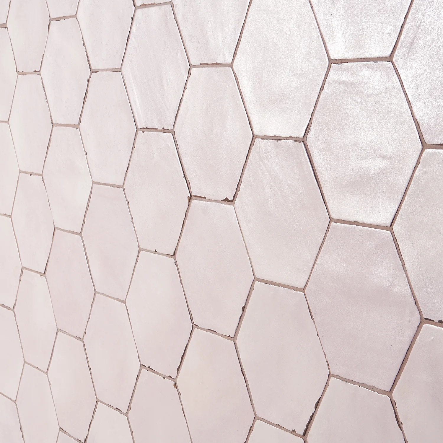 Sasha Hex Rose Pink Matte Porcelain Tile - 6" Hexagon - Image 8