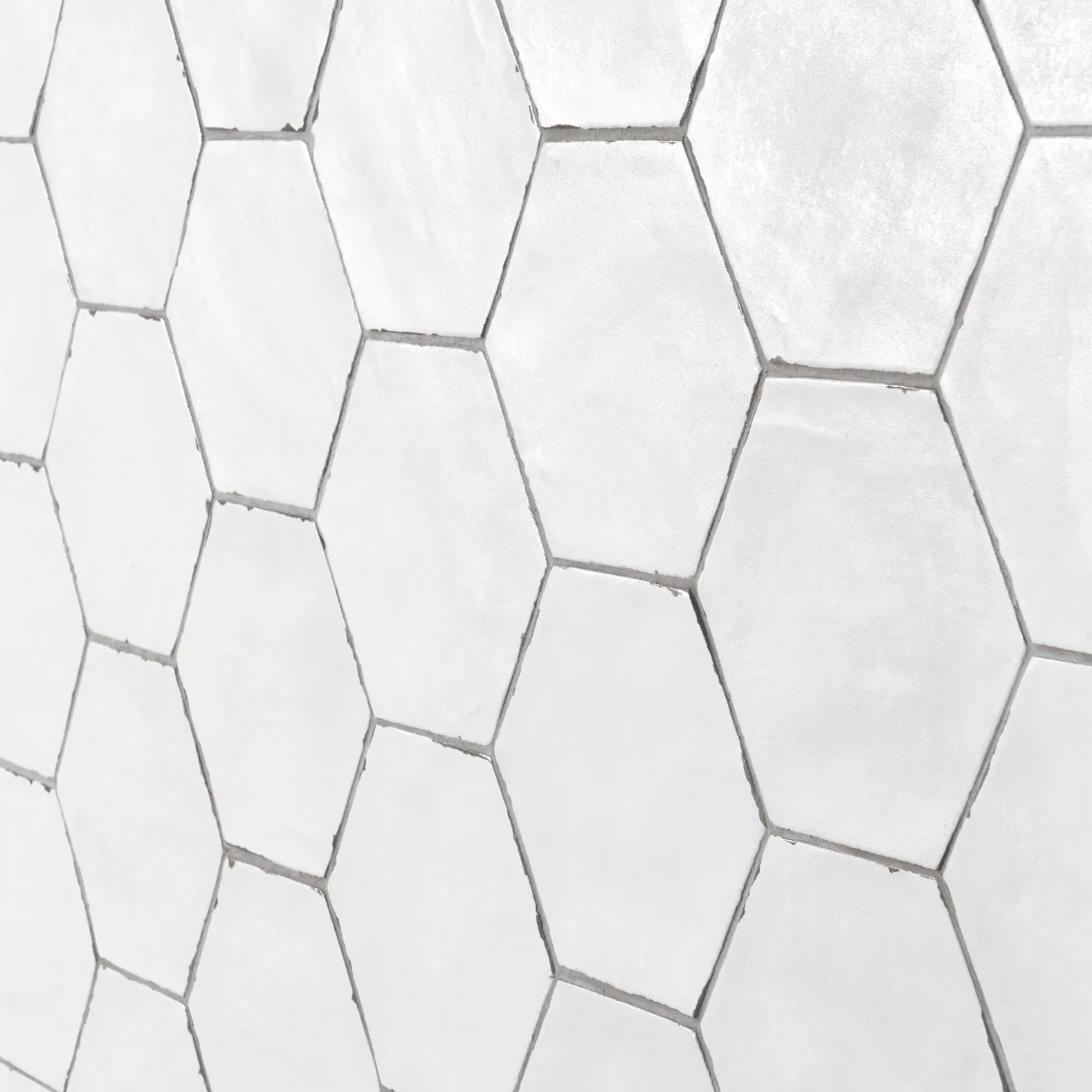 Sasha Hex White Matte Porcelain Tile - Lux Tile - Image 6