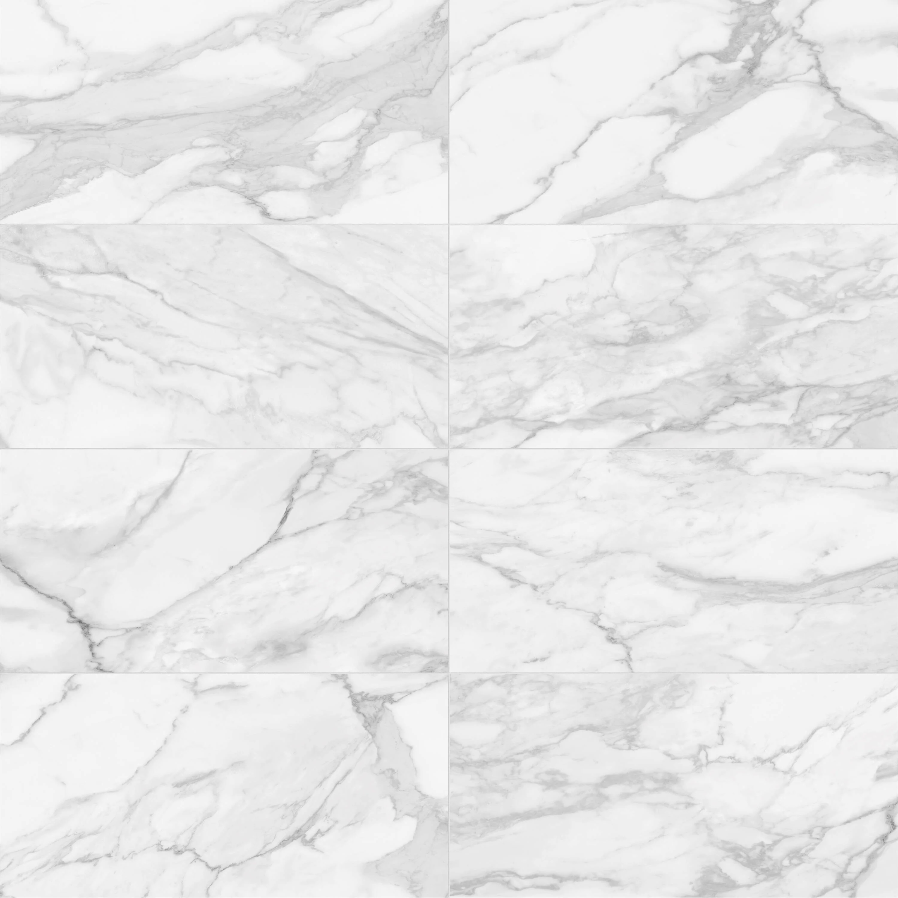 Satori Regent Statuario Abisso 24-in x 48-in Polished Porcelain Marble-Look Floor and Wall Tile - Image 3