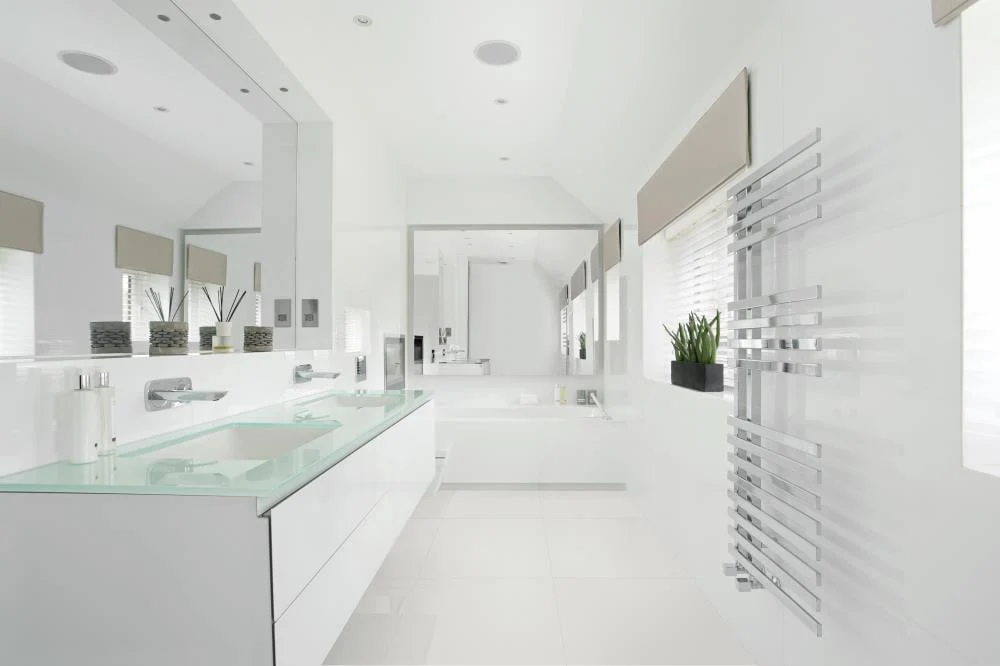 Satori Windsor White 24-in x 24-in Polished Porcelain Floor and Wall Tile (3.87-sq. ft/ Piece) - Image 5