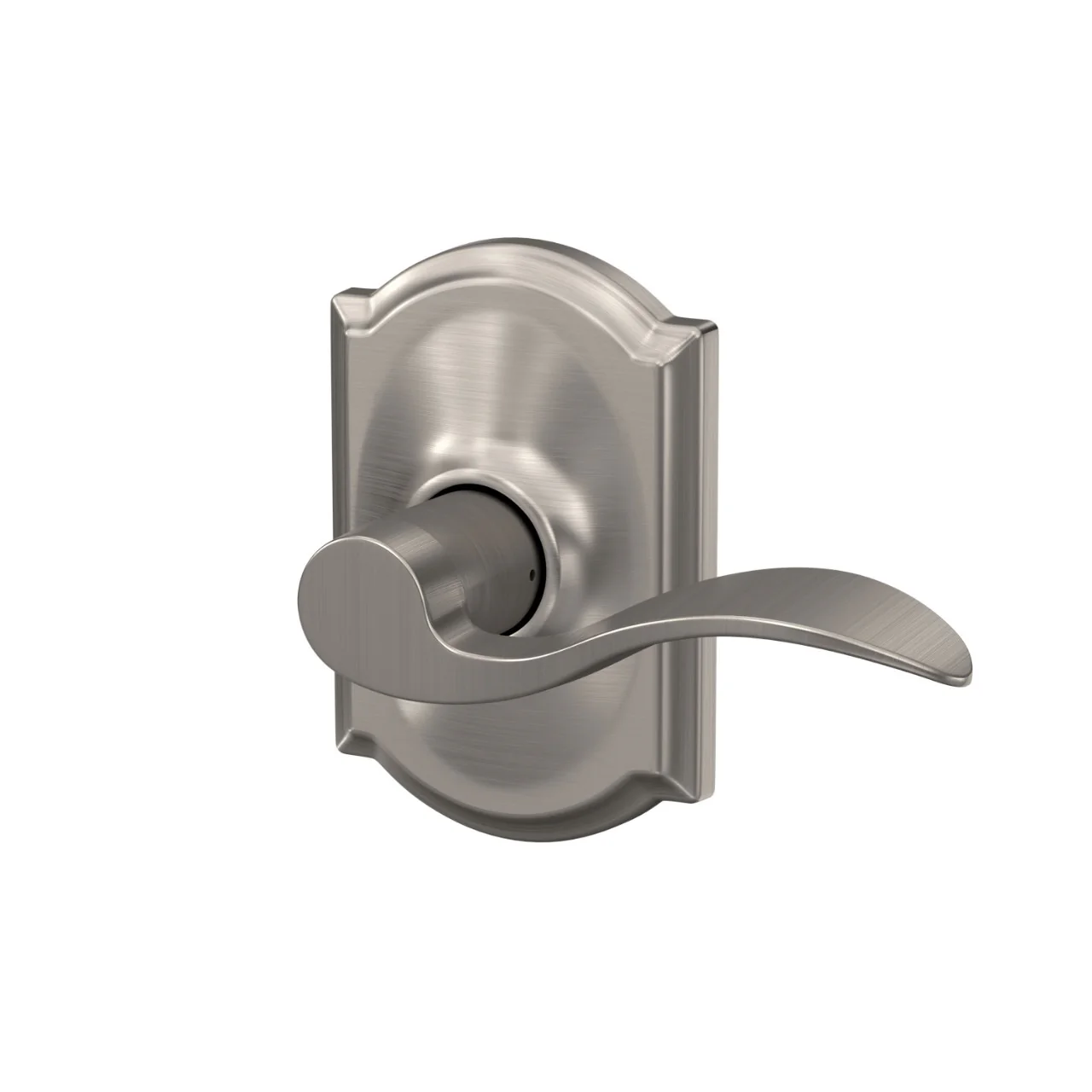 Schlage Accent Aged Bronze Passage Hall/Closet Door Lever with Camelot Trim - Image 3