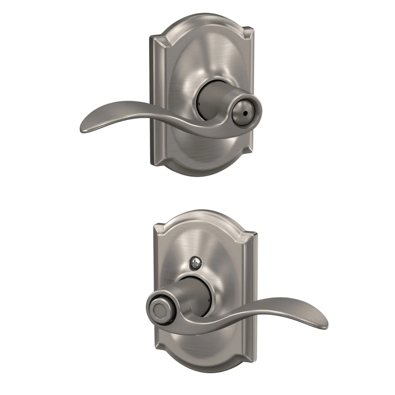 Schlage Accent Aged Bronze Privacy Bed/Bath Door Lever - Image 4