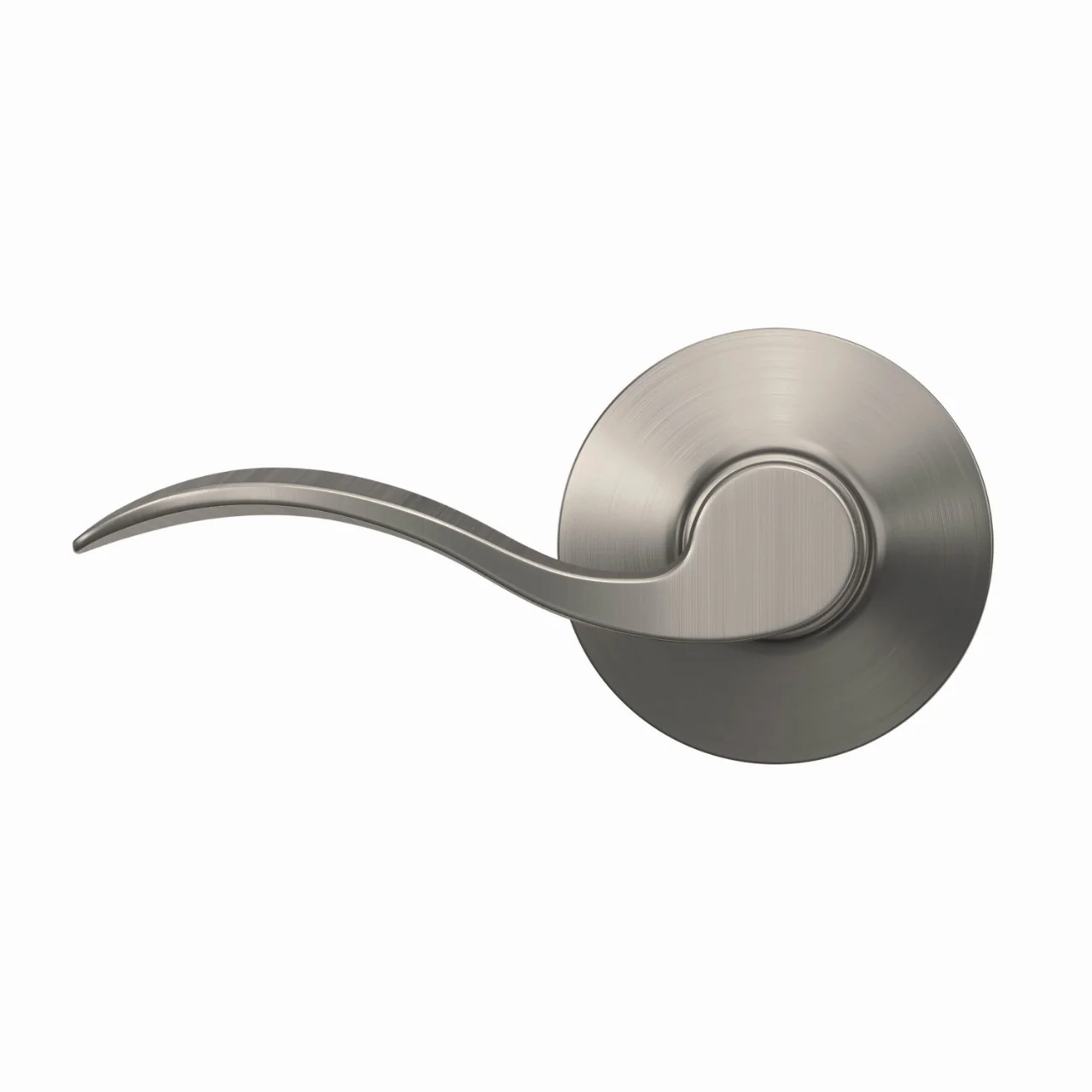 Schlage Accent Satin Nickel Passage Hall/Closet Door Lever, 8-Pack - Image 2