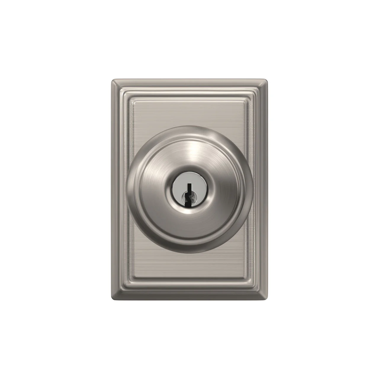 Schlage Andover Aged Bronze Keyed Entry Door Knob with Addison Trim - Image 2