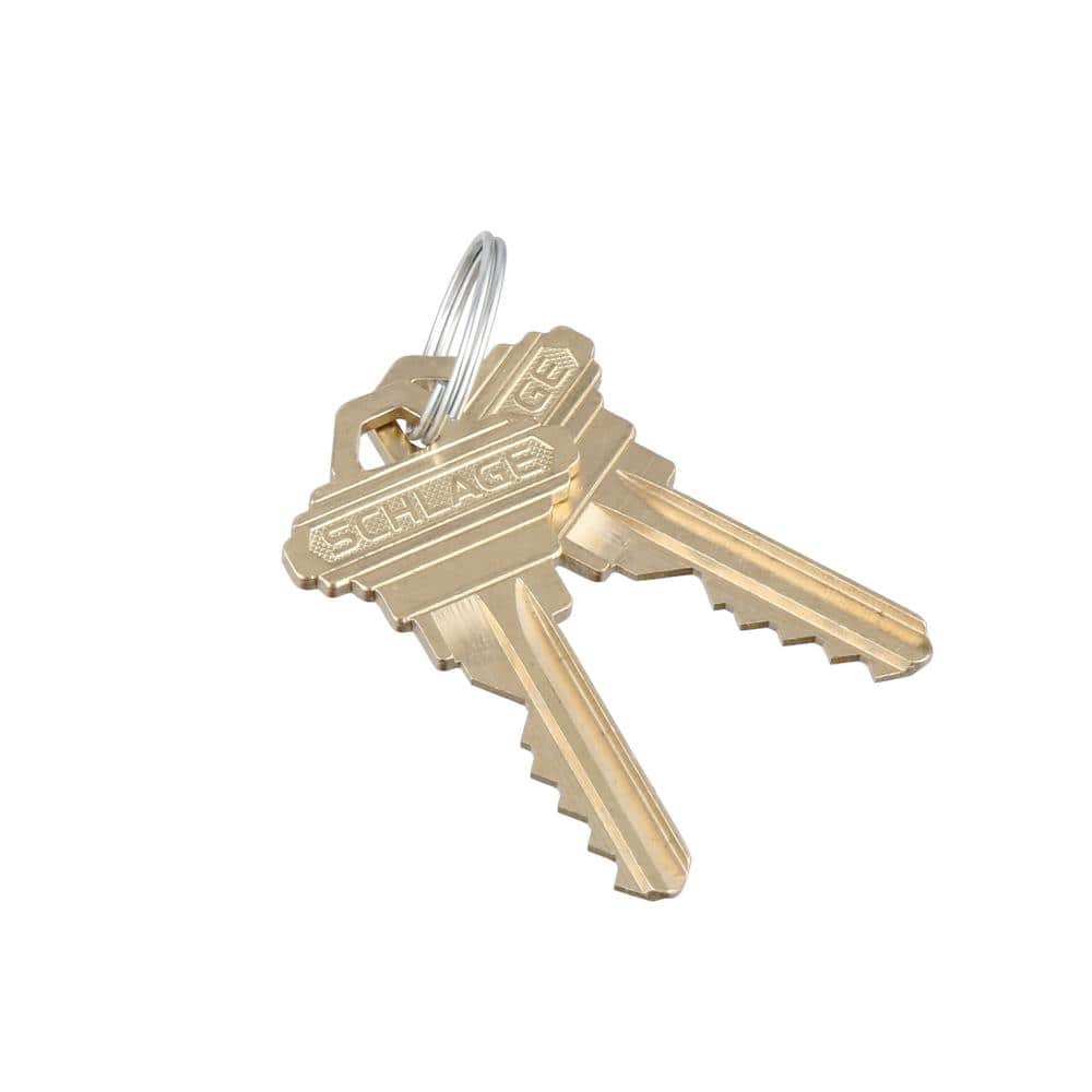 Schlage B60 Series Satin Nickel Single Cylinder Deadbolt (2-Pack) - Image 4