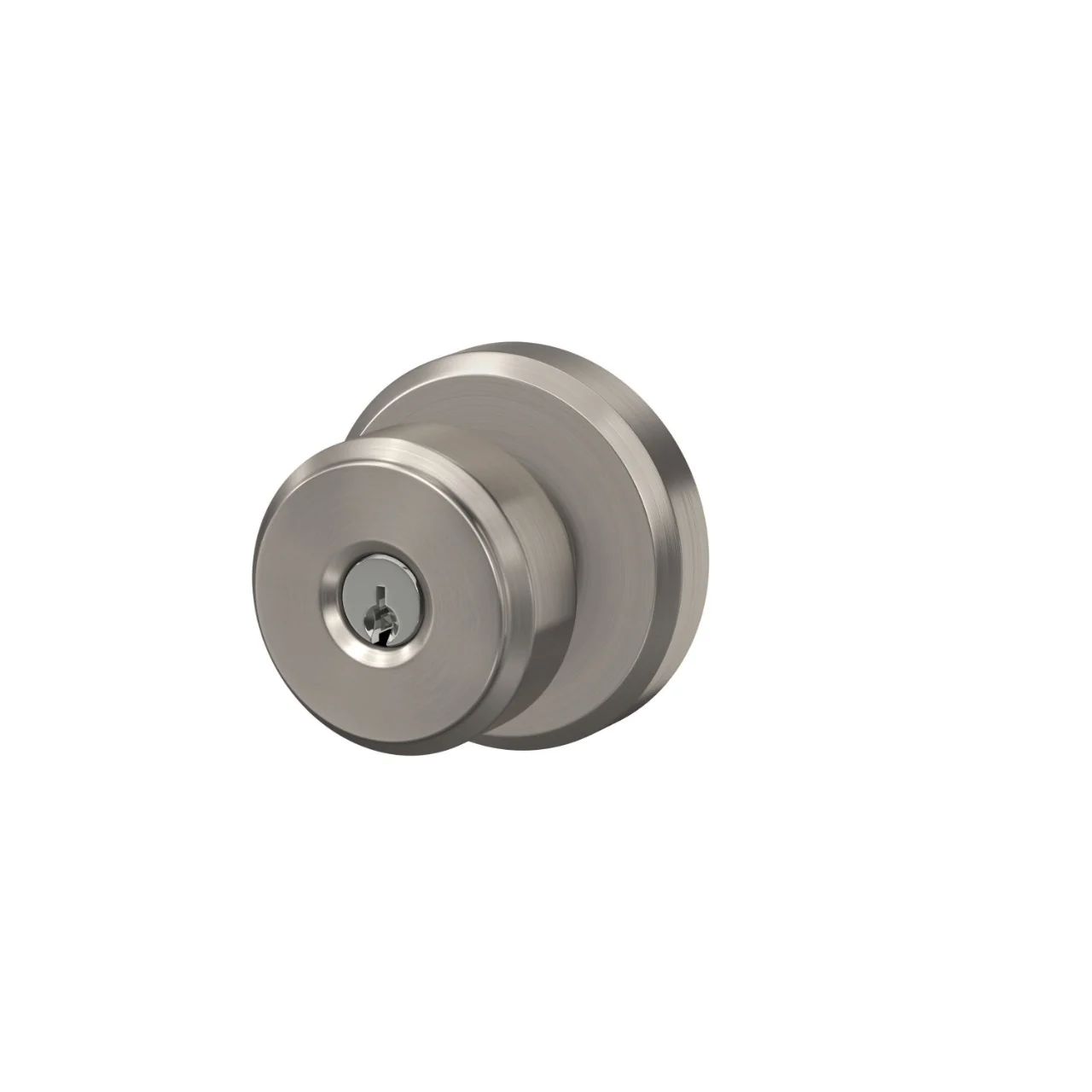 Schlage Bowery Matte Black Keyed Entry Door Knob - Image 3