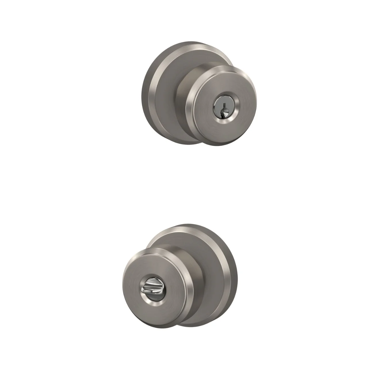 Schlage Bowery Matte Black Keyed Entry Door Knob - Image 4