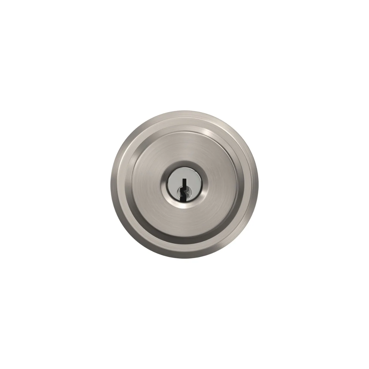 Schlage Bowery Matte Black Keyed Entry Door Knob with Greyson Trim - Image 2