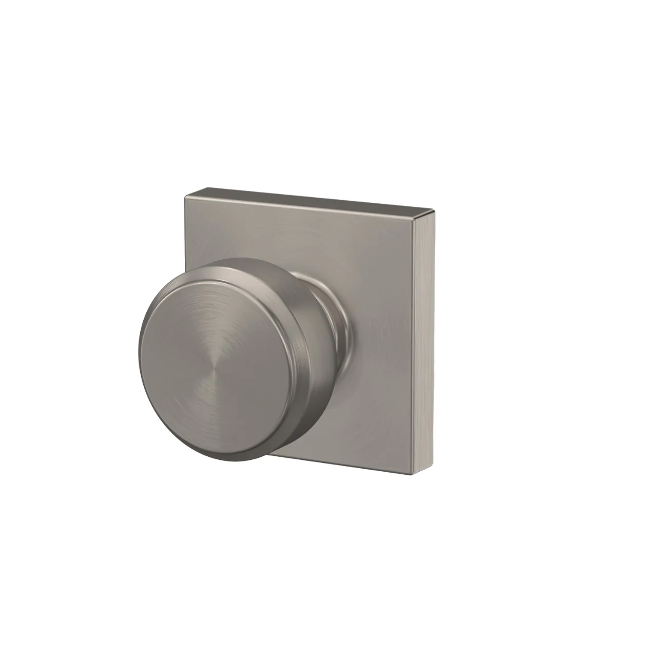 Schlage Bowery Matte Black Passage Hall/Closet Door Knob with Collins Trim - Image 2