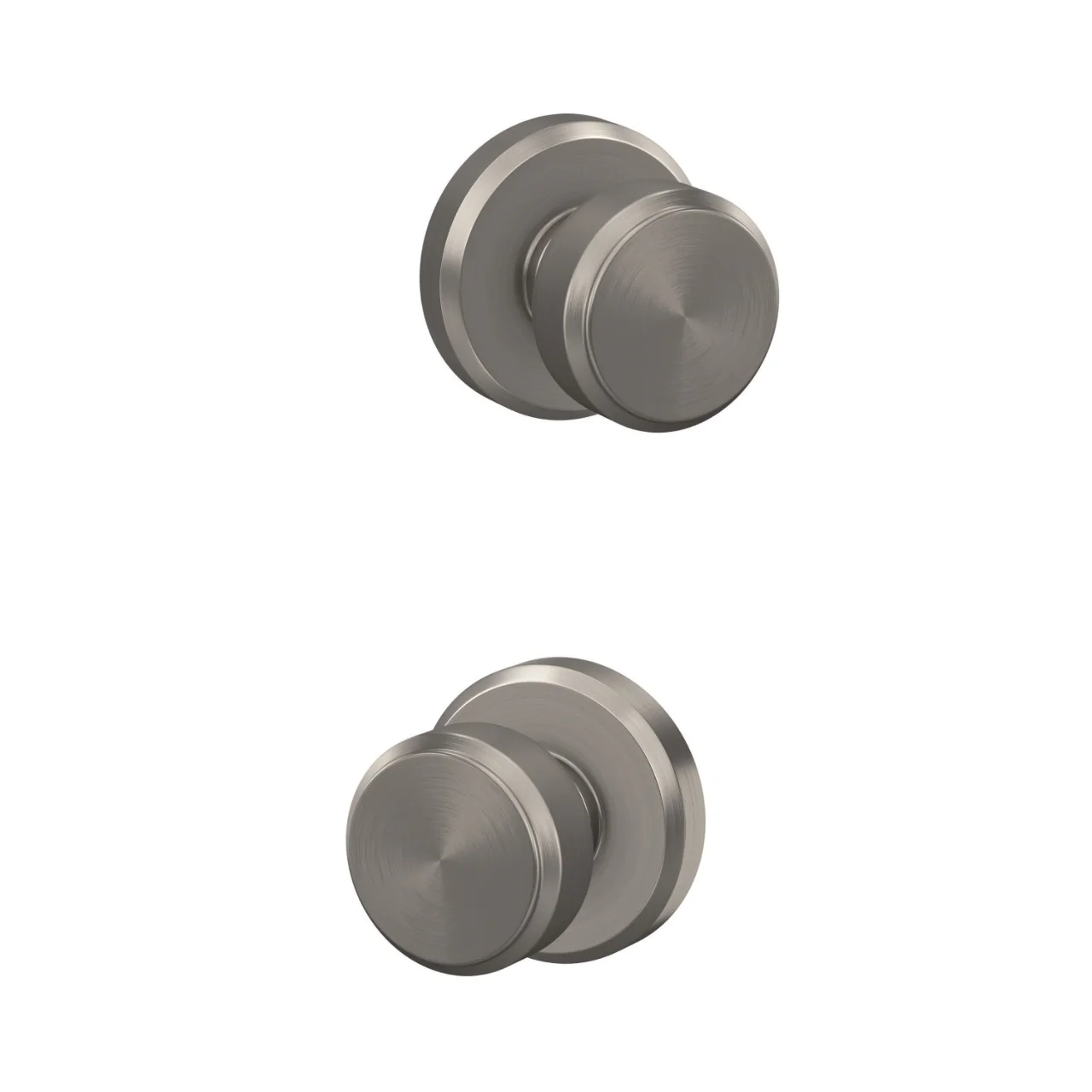 Schlage Bowery Matte Black Passage Hall/Closet Door Knob with Greyson Trim - Image 4