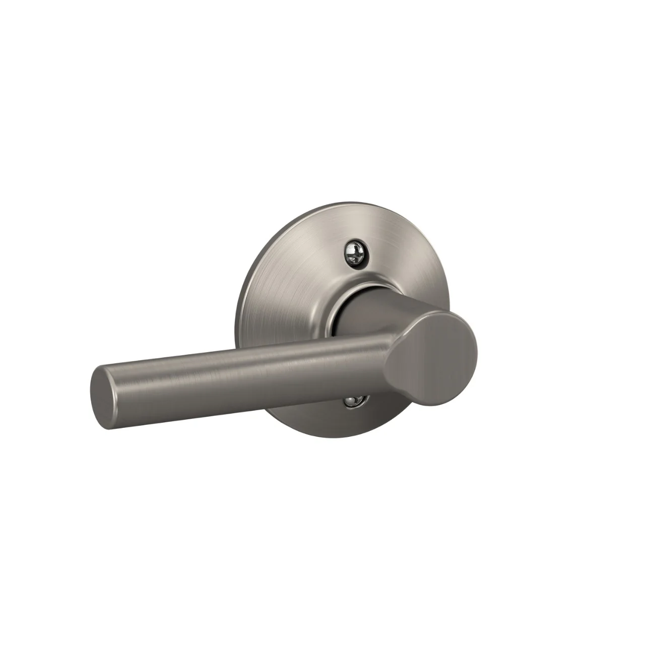 Schlage Broadway Satin Nickel Dummy Door Lever, Non-Turning