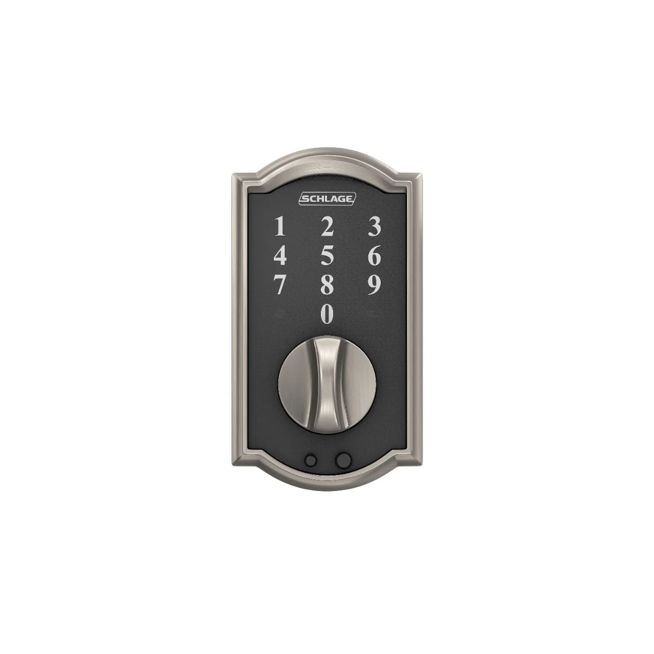 Schlage Camelot Aged Bronze Touch Electronic Door Lock Deadbolt - Image 2