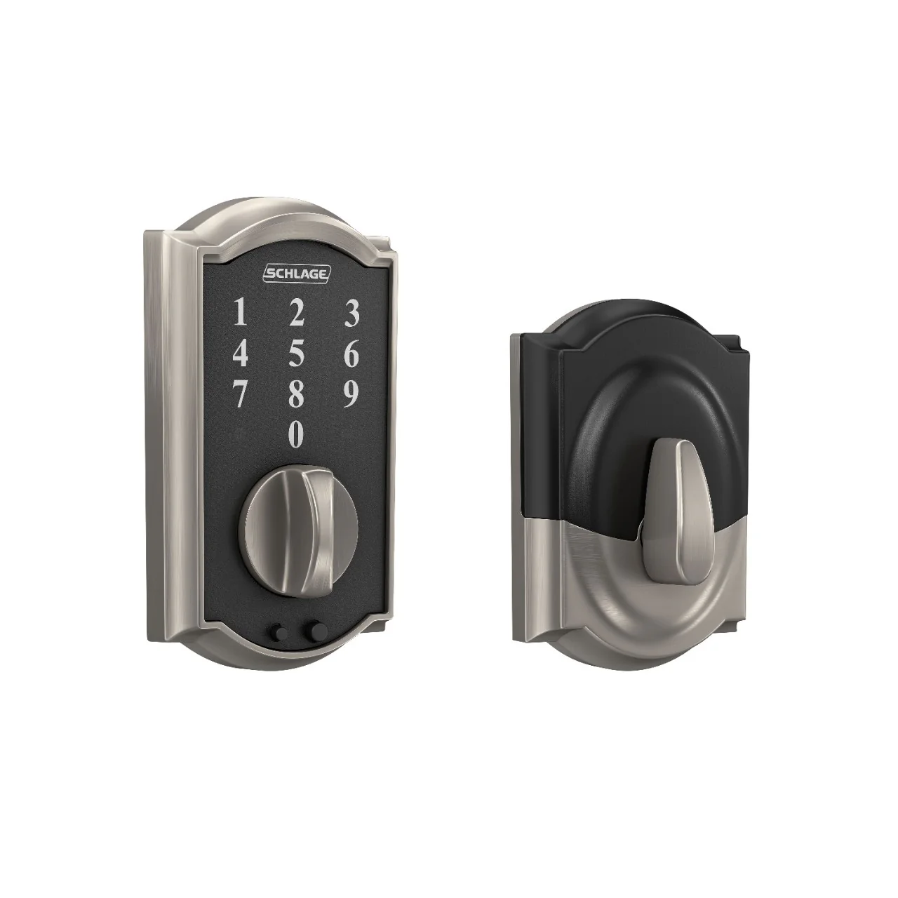 Schlage Camelot Aged Bronze Touch Electronic Door Lock Deadbolt - Image 6