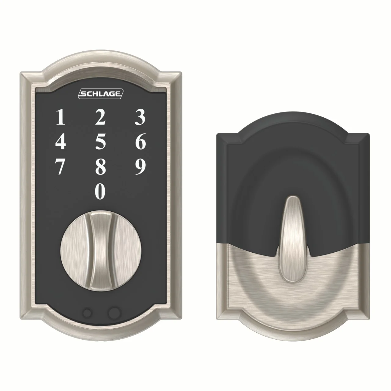 Schlage Camelot Aged Bronze Touch Electronic Door Lock Deadbolt - Image 7