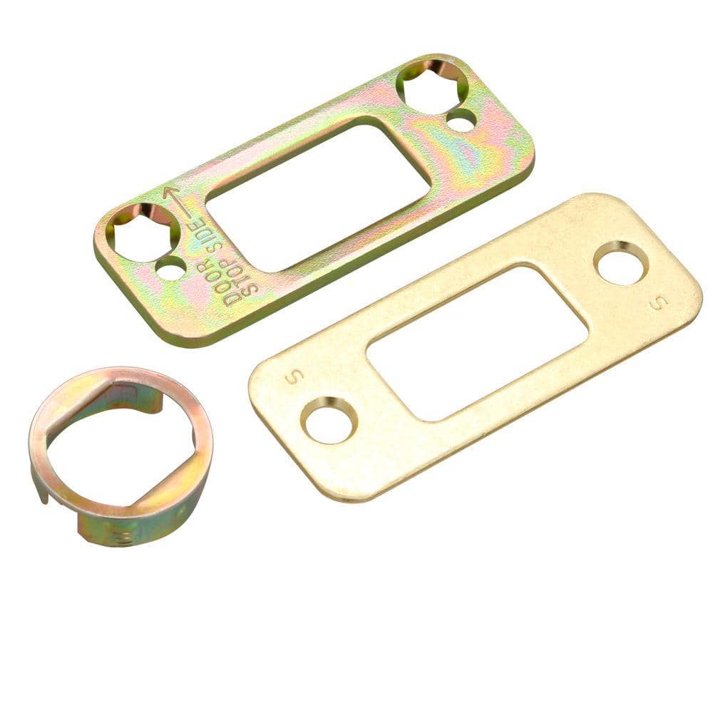 Schlage Camelot Bright Brass Connect Smart Lock with Alarm and Georgian Door Knob Handleset - Image 7