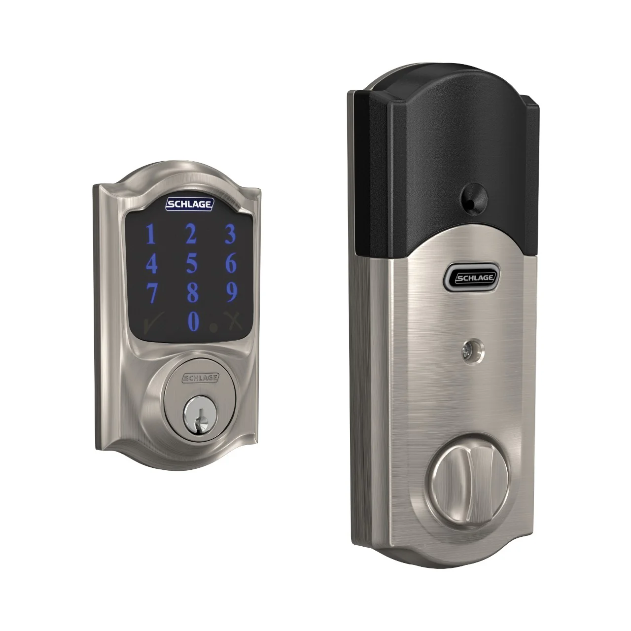 Schlage Camelot Bright Brass Connect Smart Lock, Z‑Wave Plus - Image 6