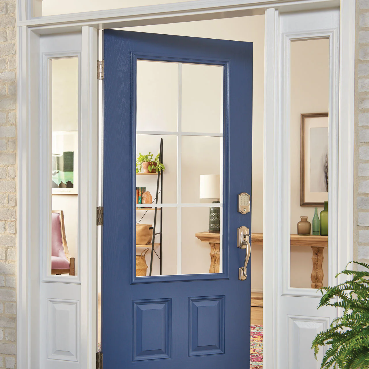 Schlage Camelot Encode Smart WiFi Door Lock with Alarm – Satin Nickel - Image 3