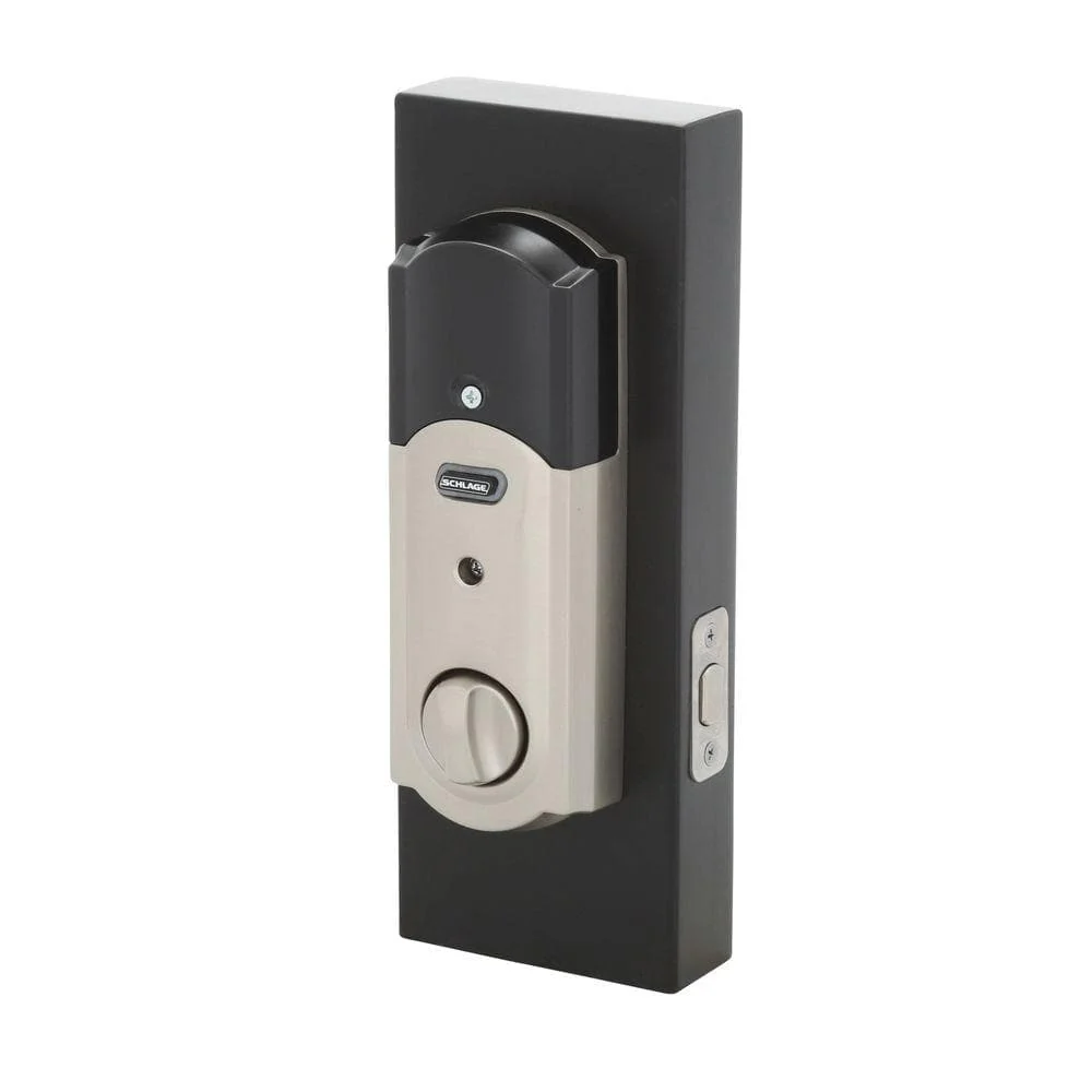 Schlage Camelot Satin Nickel Connect Smart Door Lock with Alarm (2-Pack) - Image 7