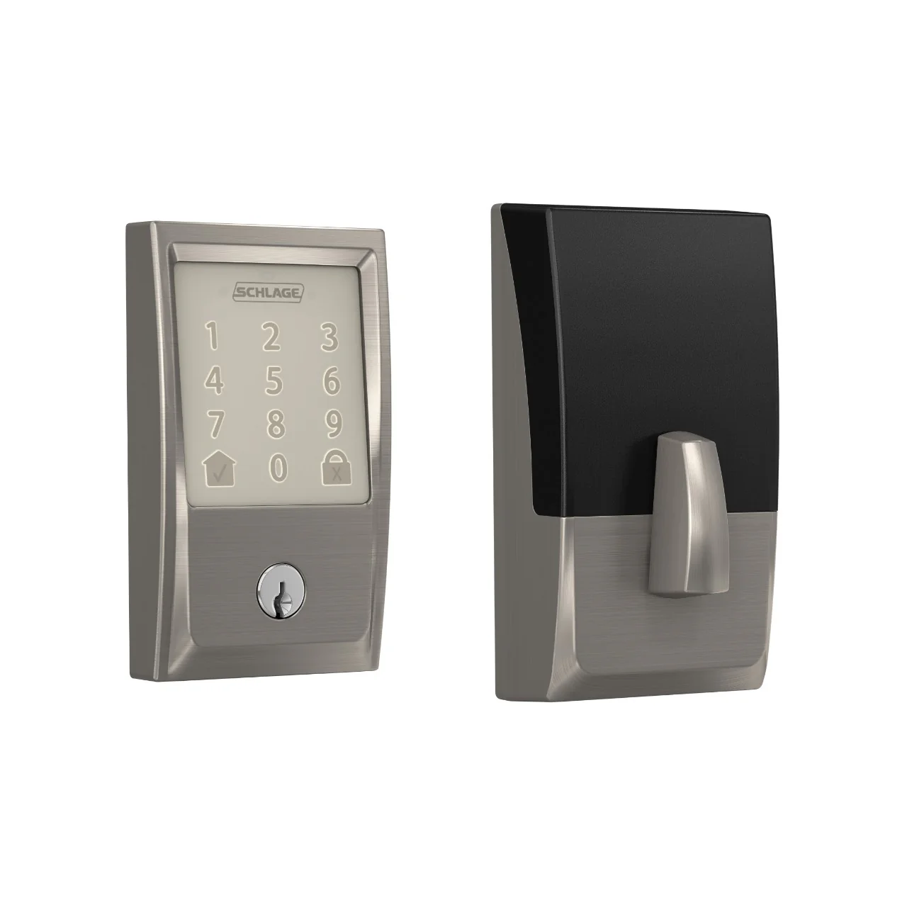 Schlage Century Encode Smart WiFi Door Lock with Alarm – Matte Black - Image 6