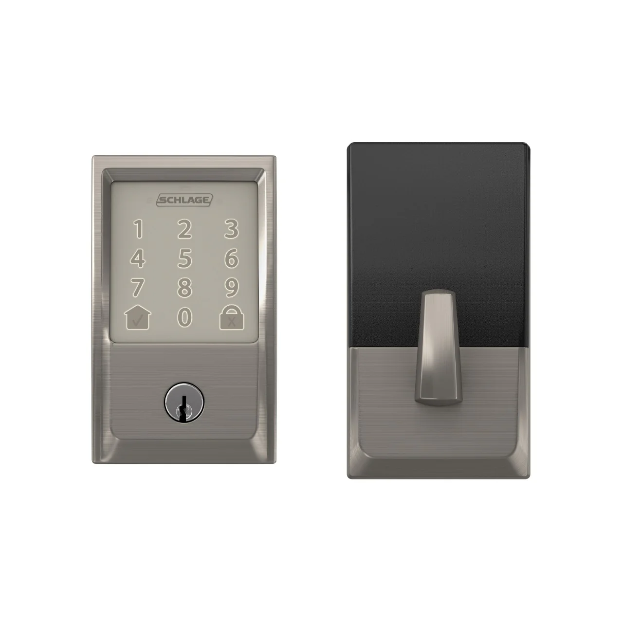 Schlage Century Encode Smart WiFi Door Lock with Alarm – Matte Black - Image 8
