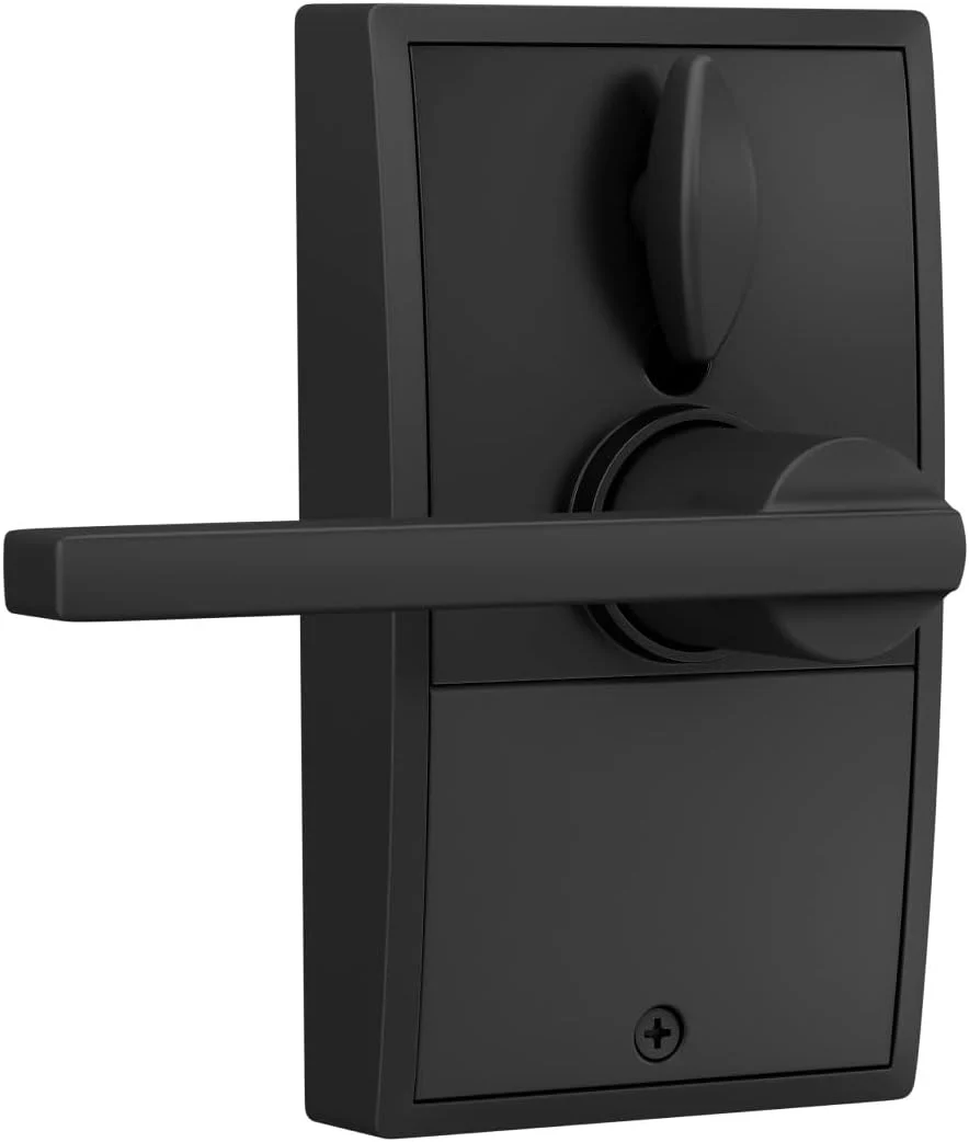 Schlage Century Matte Black Electronic Keyless Door Lock with Latitude Lever, FE695 CEN 622 LAT - Image 7
