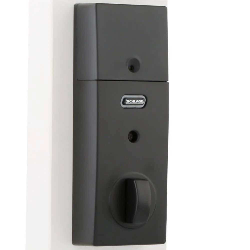Schlage Century Matte Black Sense Smart Door Lock, Bluetooth, Single-Cylinder Deadbolt - Image 3