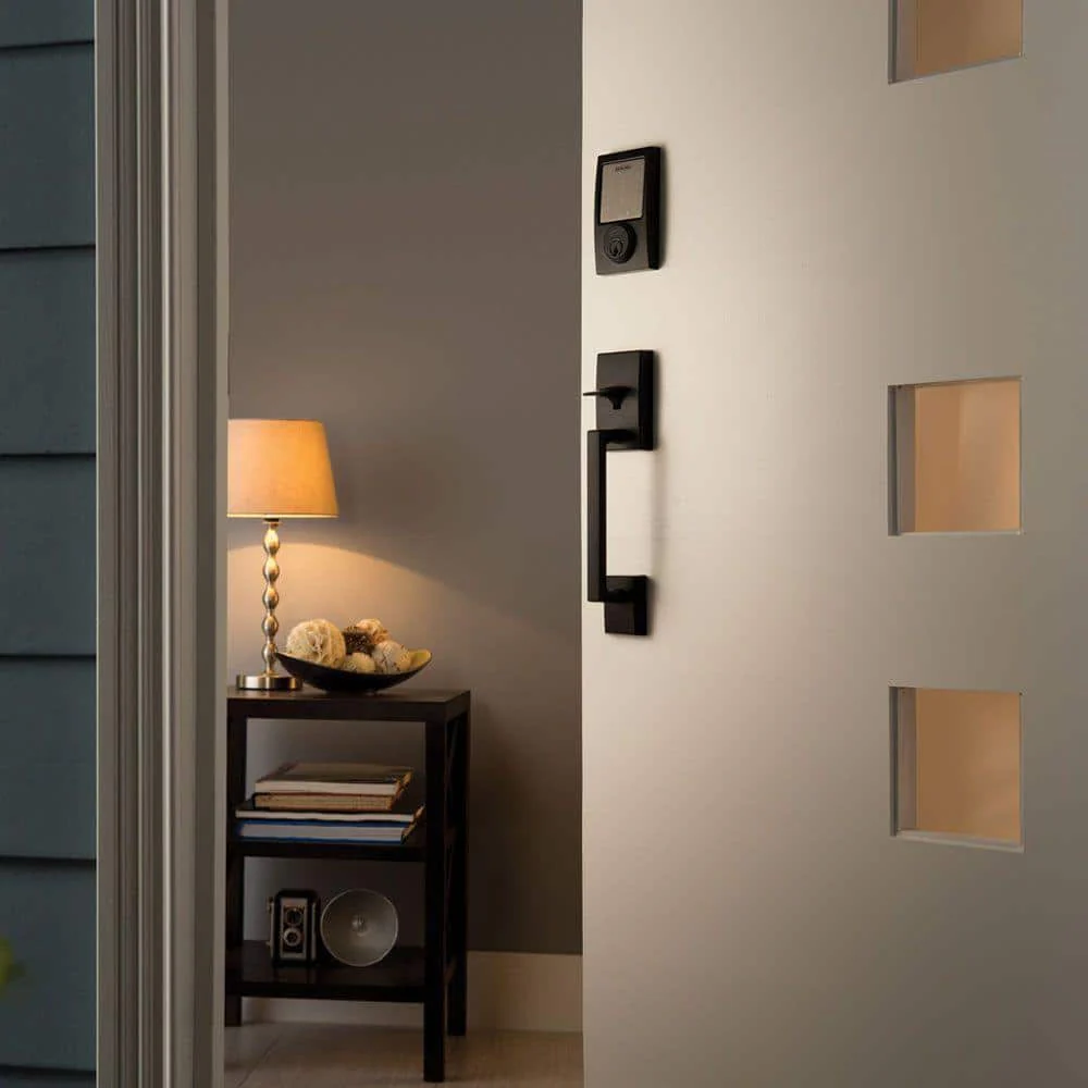 Schlage Century Matte Black Sense Smart Door Lock, Bluetooth, Single-Cylinder Deadbolt - Image 4