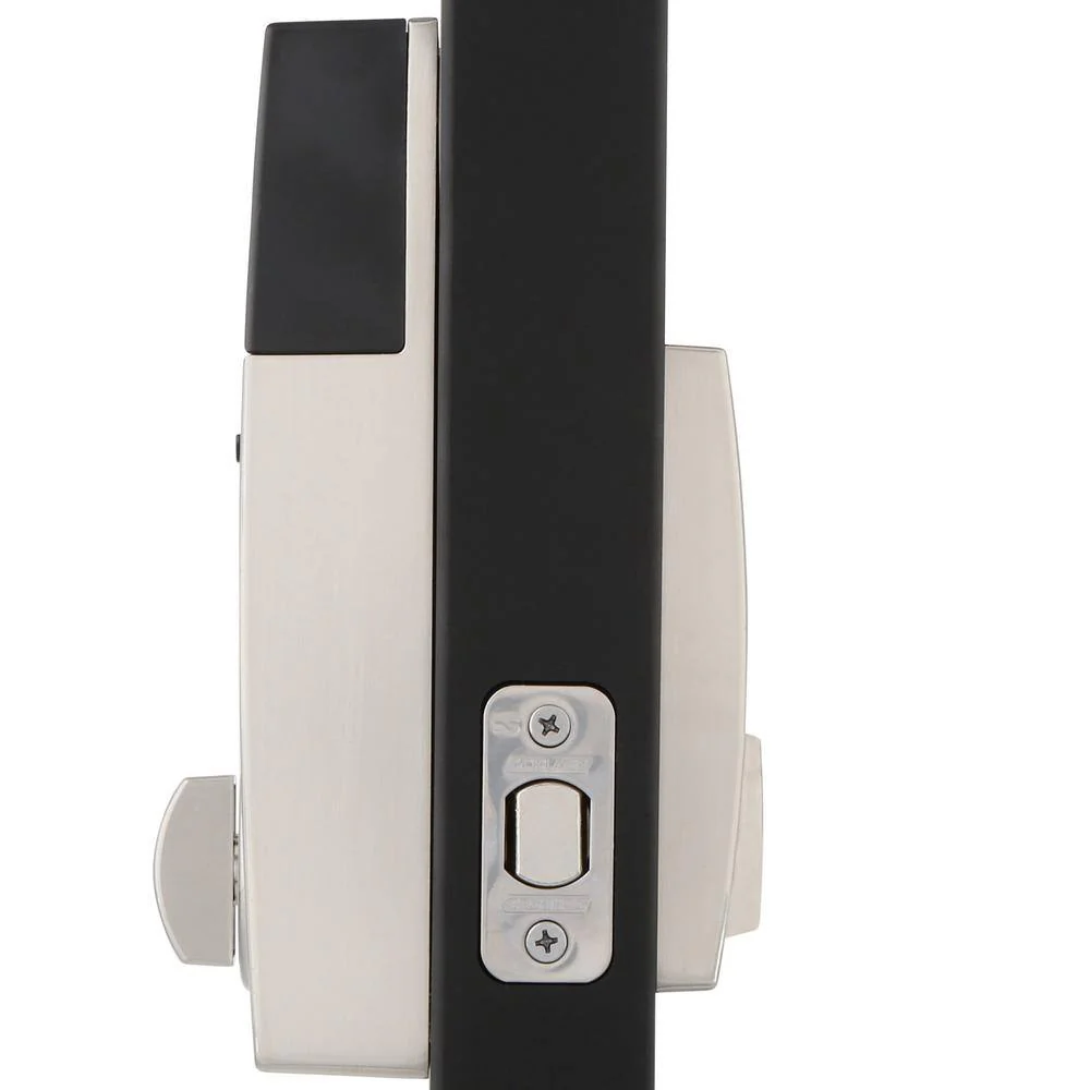 Schlage Century Satin Nickel Sense Smart Door Lock with Latitude Lever Door Handleset - Image 3