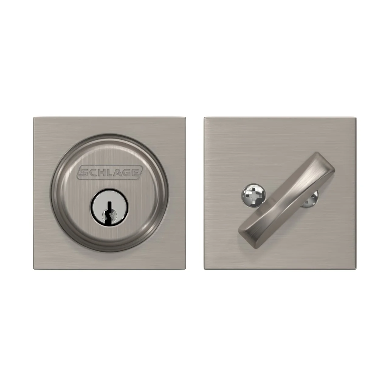 Schlage Collins Matte Black Single Cylinder Deadbolt - Image 5