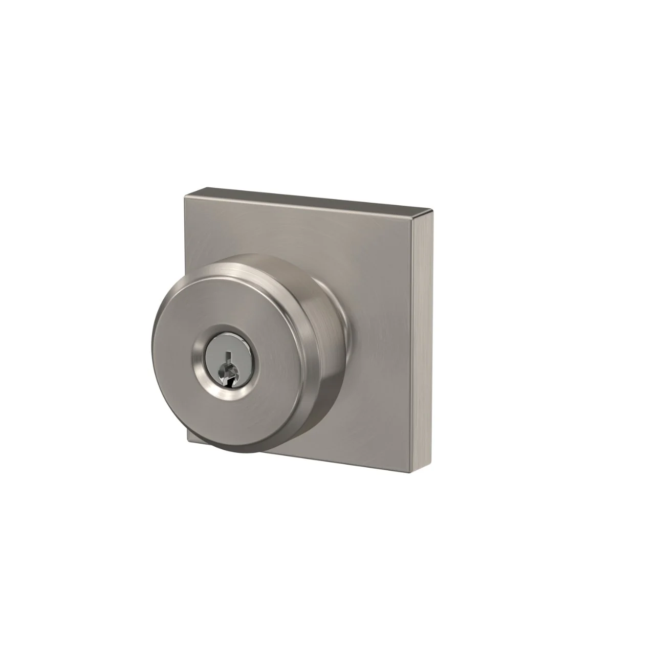Schlage Custom Bowery Keyed Entry Door Knob, Matte Black - Image 2