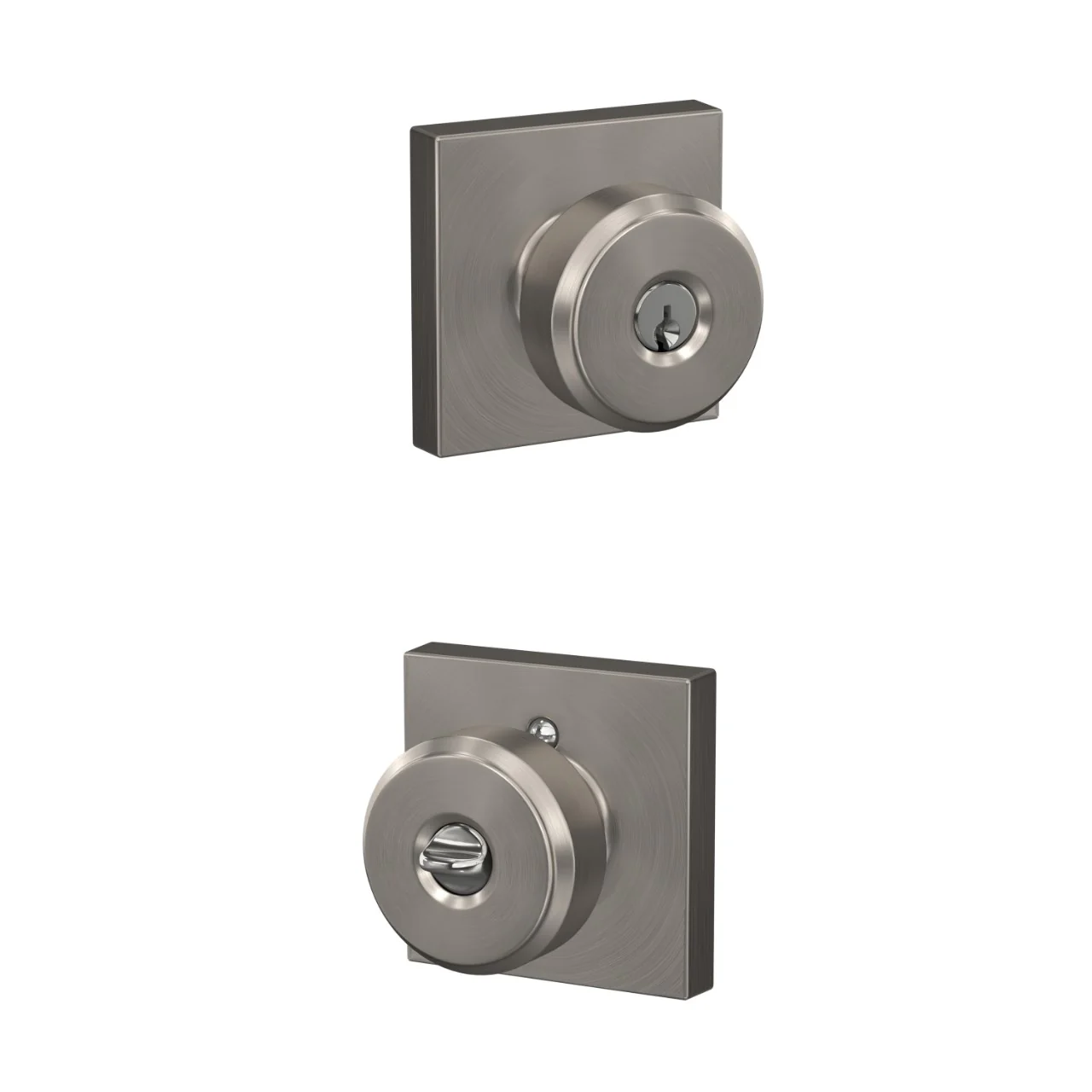 Schlage Custom Bowery Keyed Entry Door Knob, Matte Black - Image 4